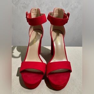 Chic Red Dream Pairs High Heels 👠